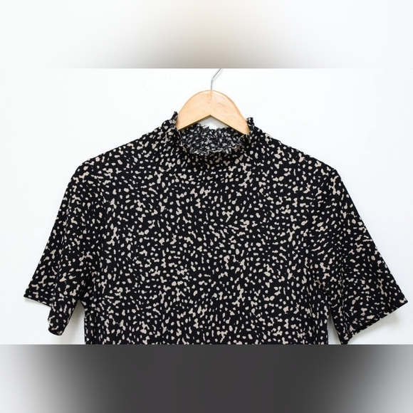 Zara Polka Dot Drop Waist Dress Size S - Picture 3 of 6